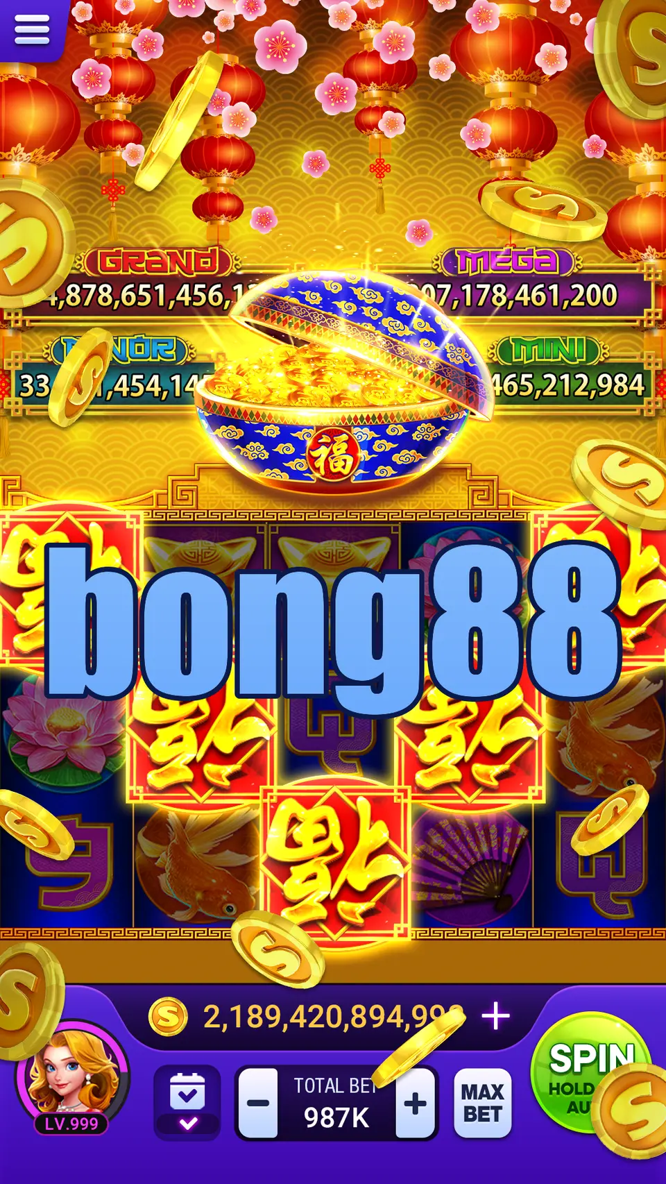 bong88 Ảnh chụp màn hình Chính thức APK